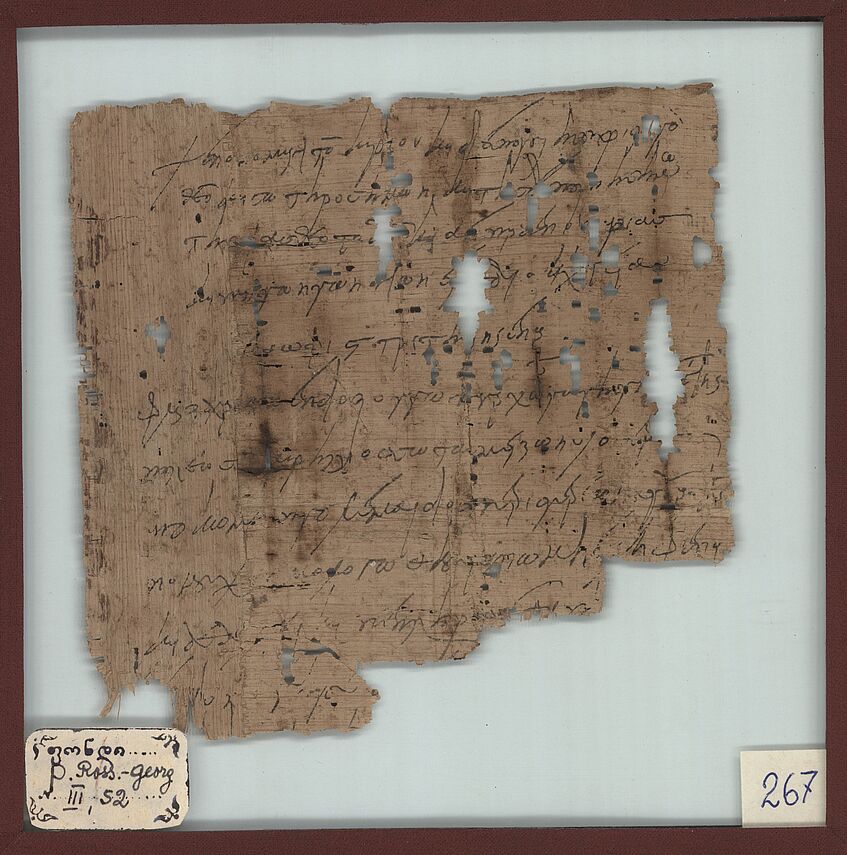 Foto eines Papyrus